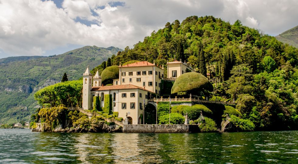 Villa Balbianello: vista dalla barca